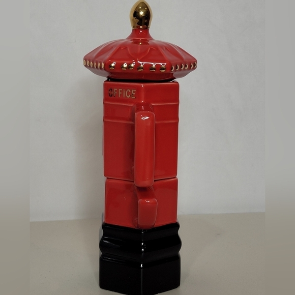 Memories Of London Collection Post Box Tea For One 3 piece Teapot - Picture 3 of 10